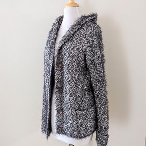 POL Hooded Eyelash Sweater
